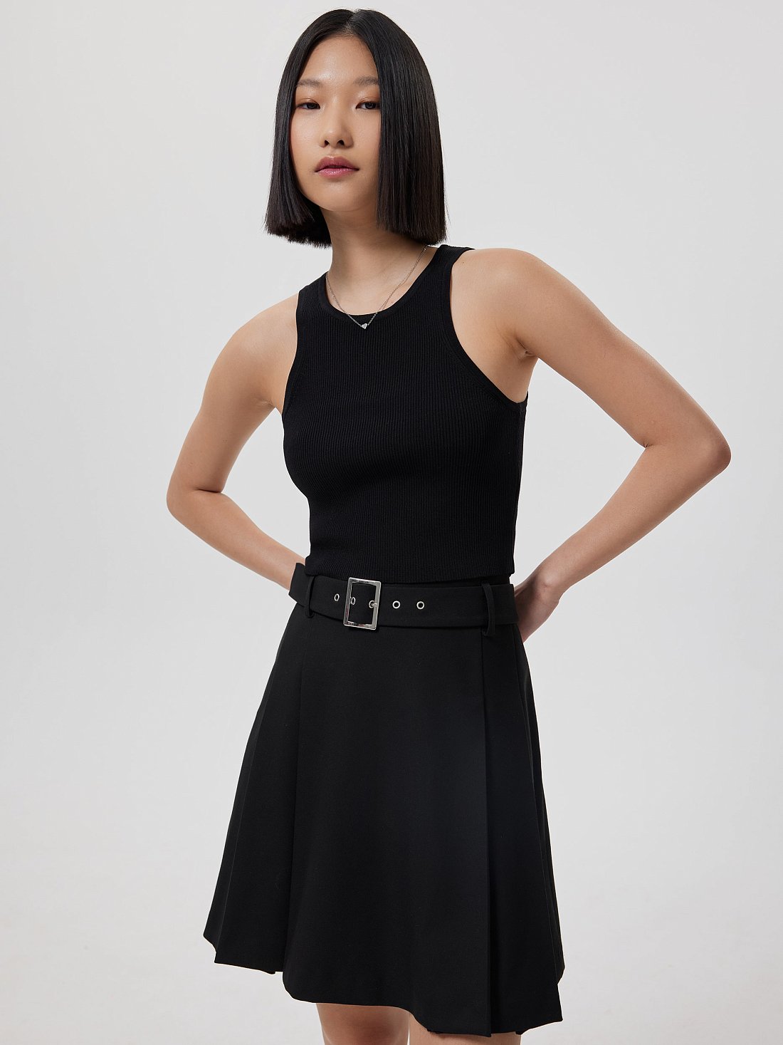 Укороченный топ из трикотажа: фото №1