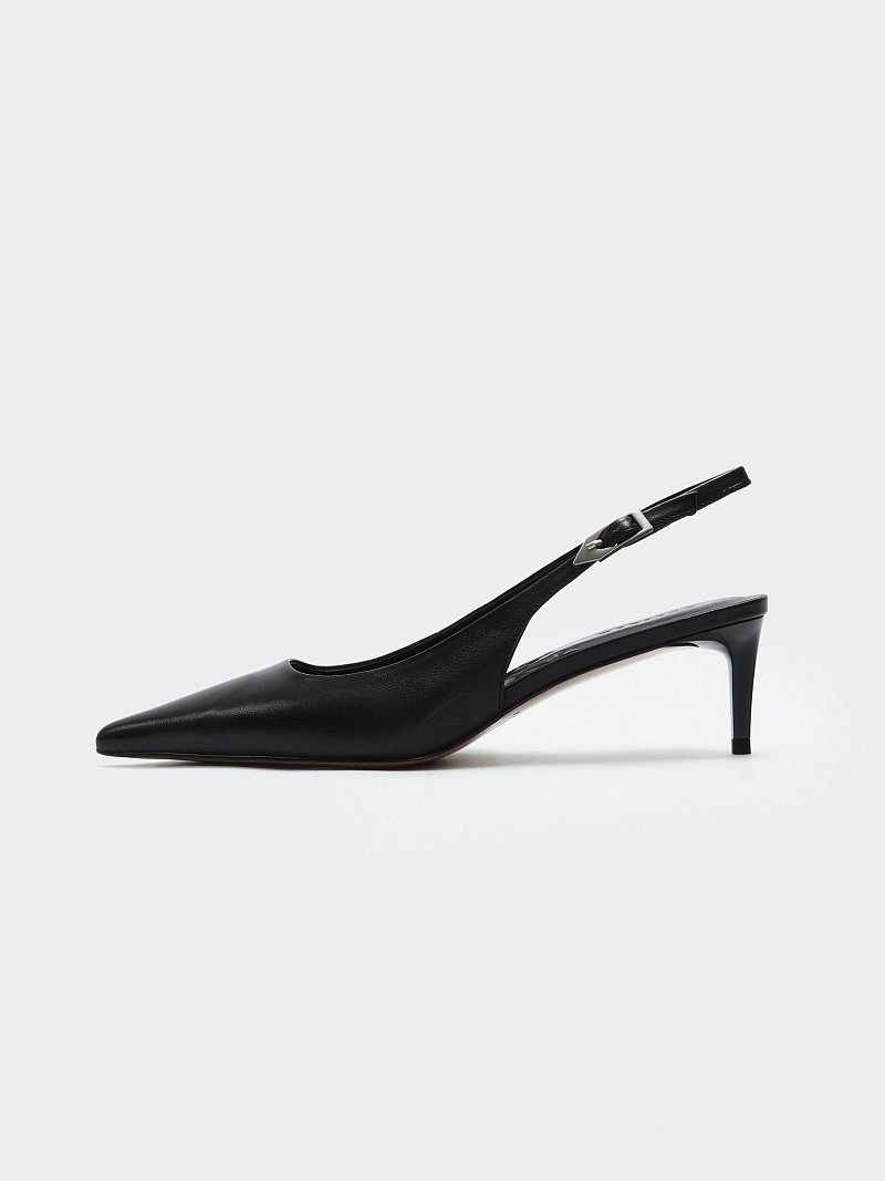 Туфли с открытой пяткой