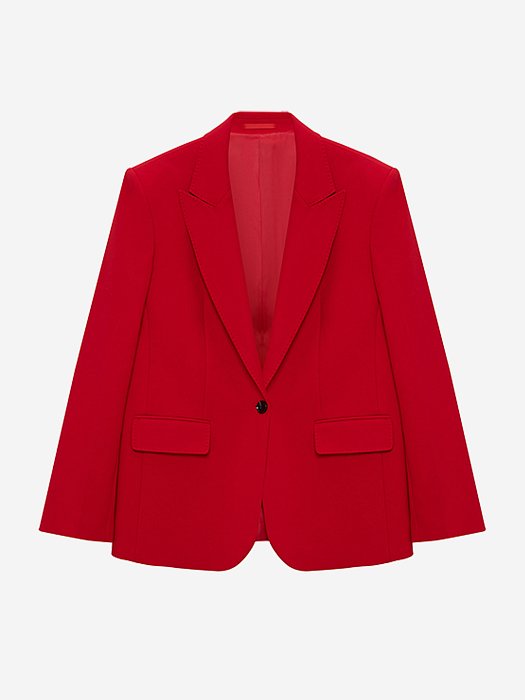 Однобортный жакет оверсайз: фото №7