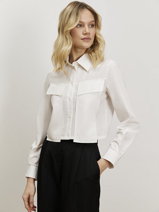 Укороченная рубашка: фото №6