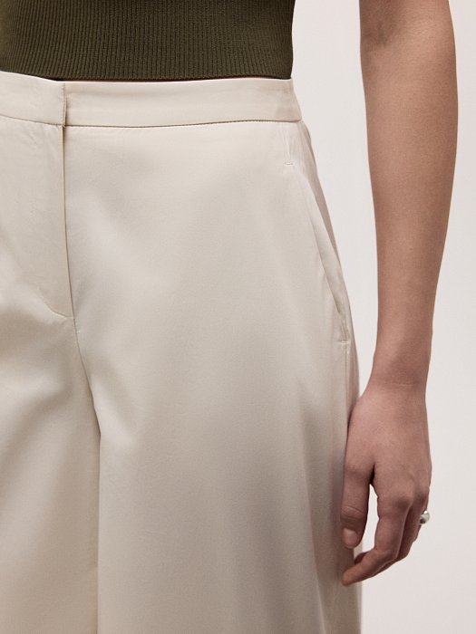 Расклешенные кюлоты из хлопка: фото №3