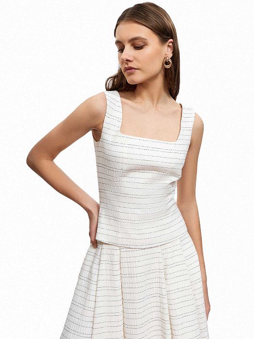 Топ с квадратным вырезом : фото №4