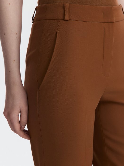 Укороченные брюки из вискозы: фото №4