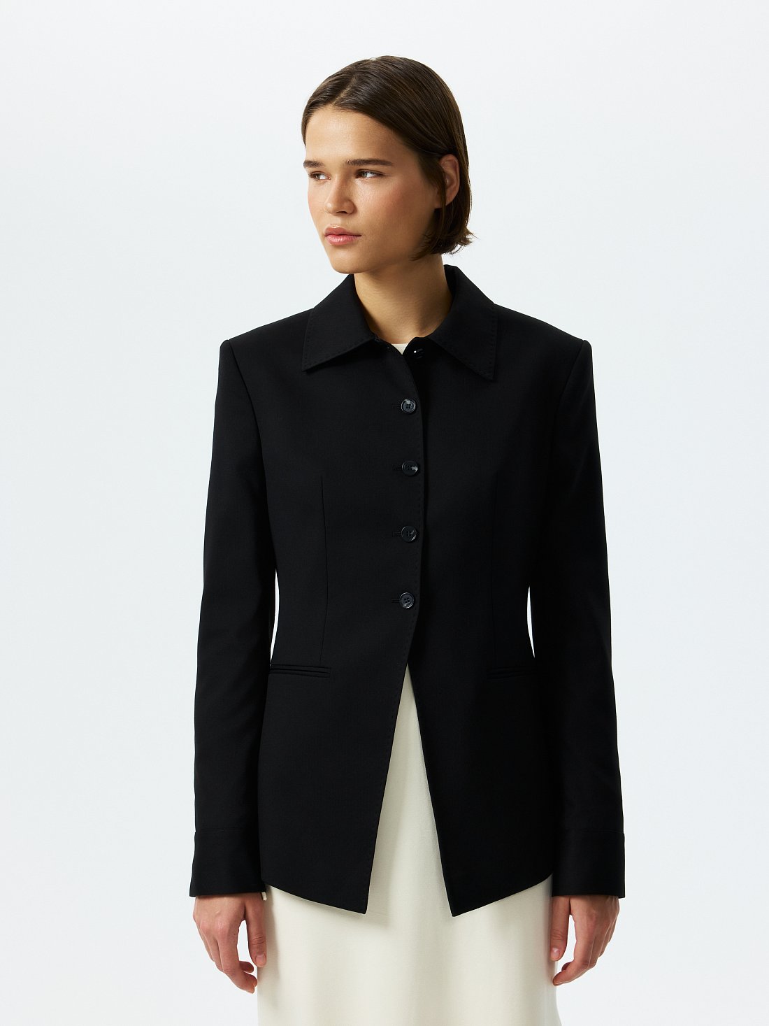 Жакет с отложным воротником (Р158): фото №1