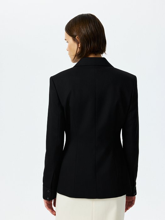 Жакет с отложным воротником (Р158): фото №4