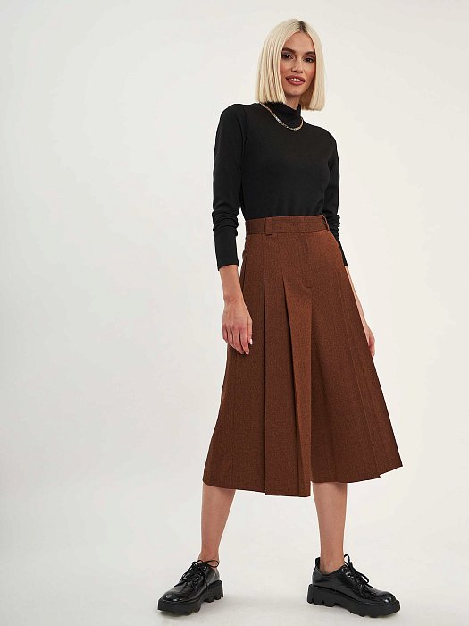 Кюлоты с защипами: фото №4