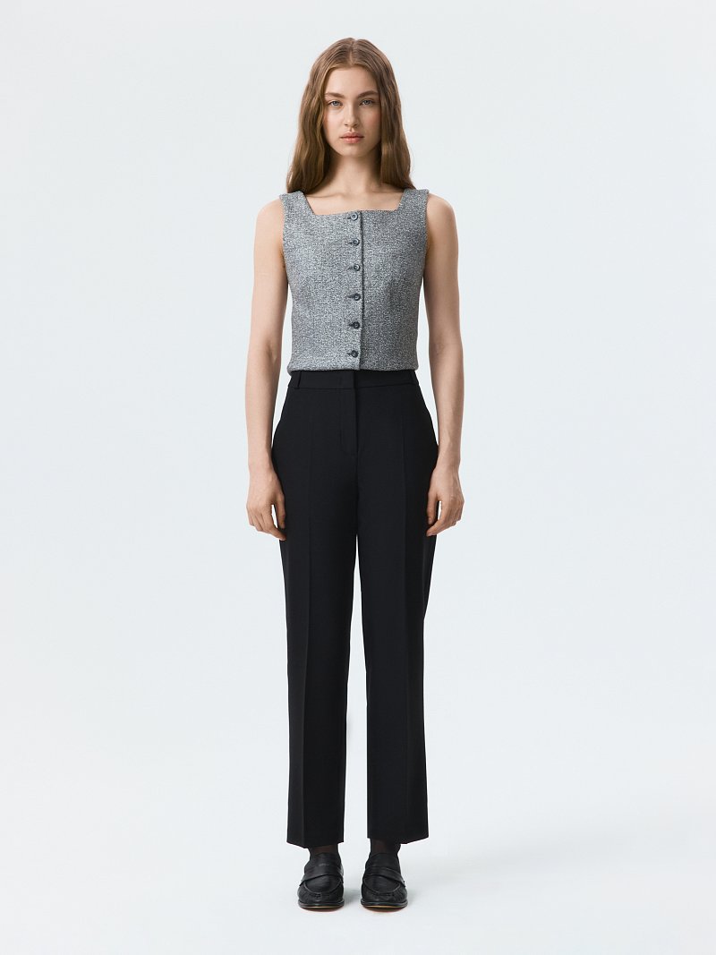 Прямые брюки со стрелками