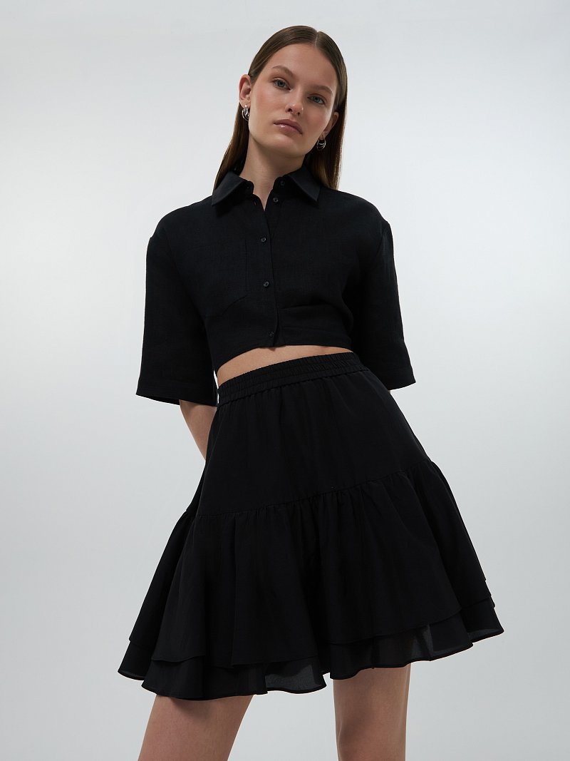 Юбка из смесового хлопка