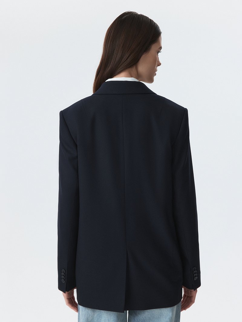 Прямой однобортный жакет