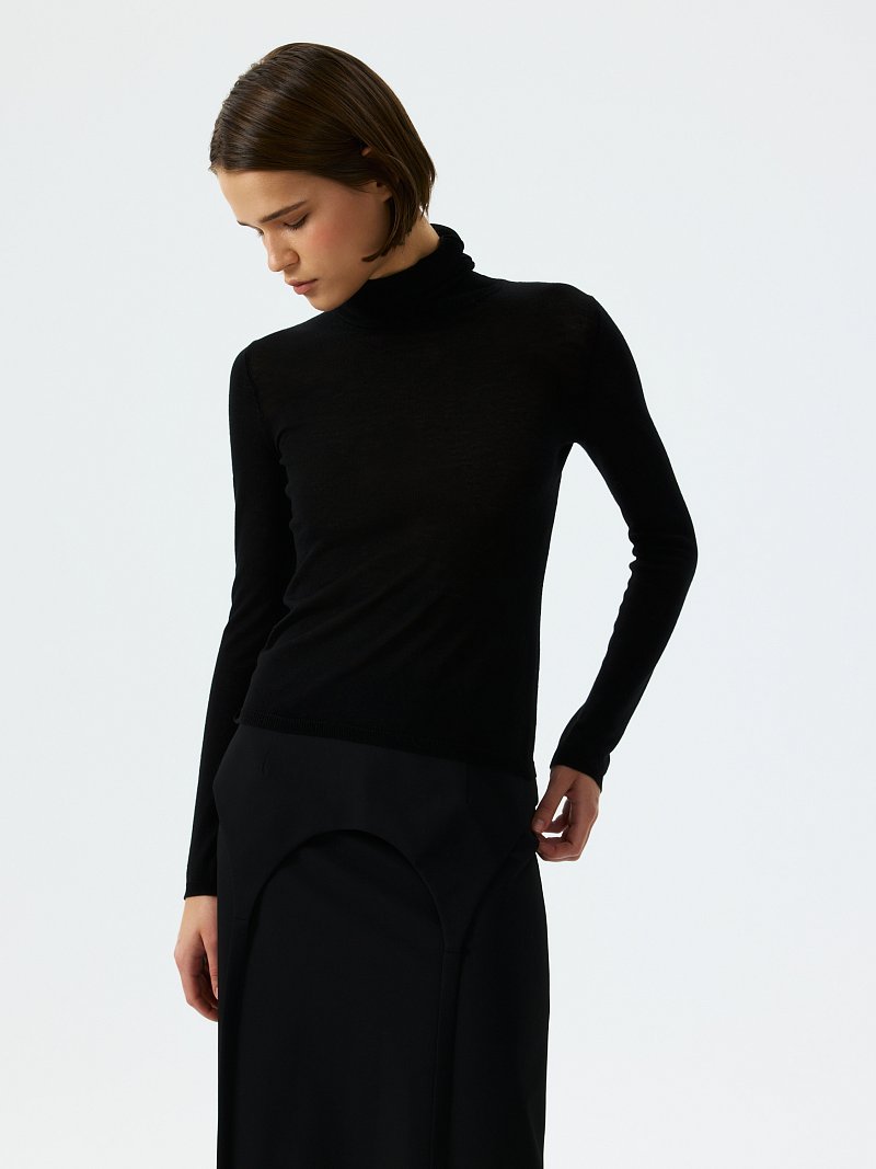 Водолазка с шерстью