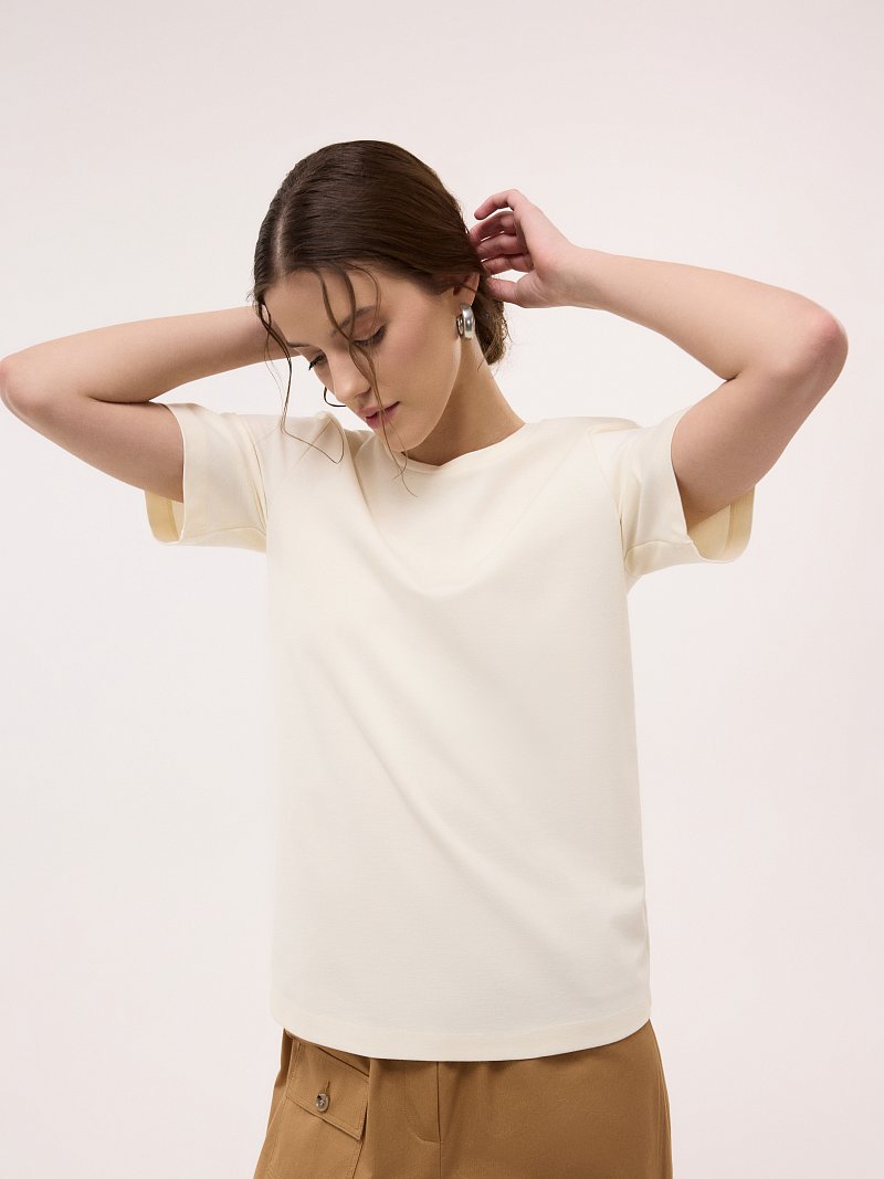 Базовая футболка из вискозы