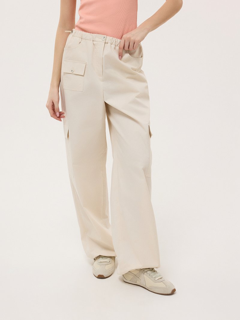 Брюки-карго из хлопка