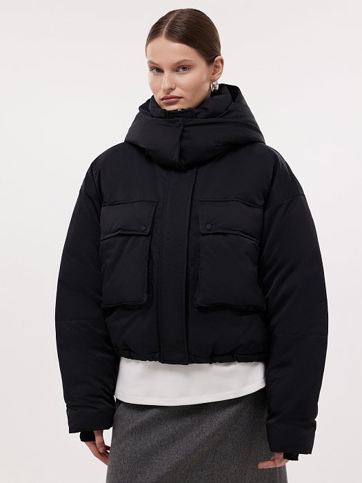 Укороченная куртка с утеплителем : фото №2