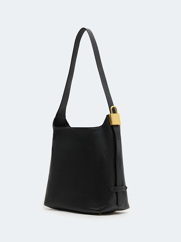 Кожаная сумка с кошельком