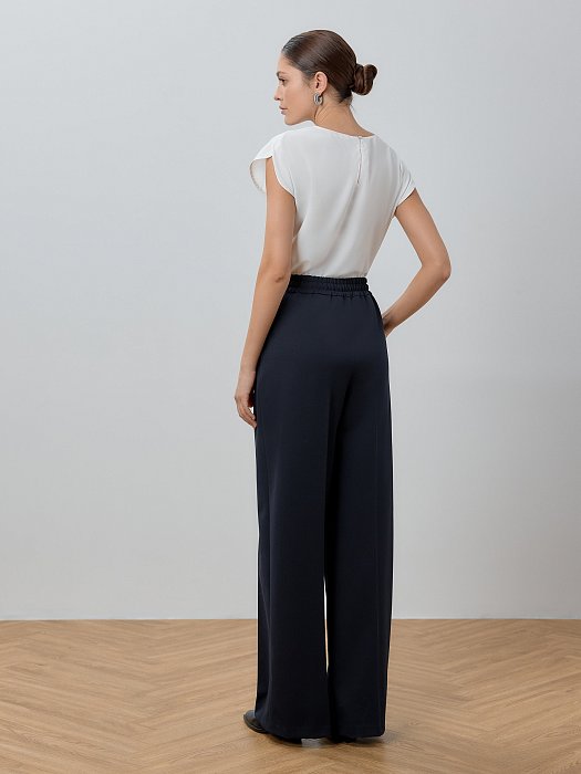 Широкие брюки на кулиске: фото №5