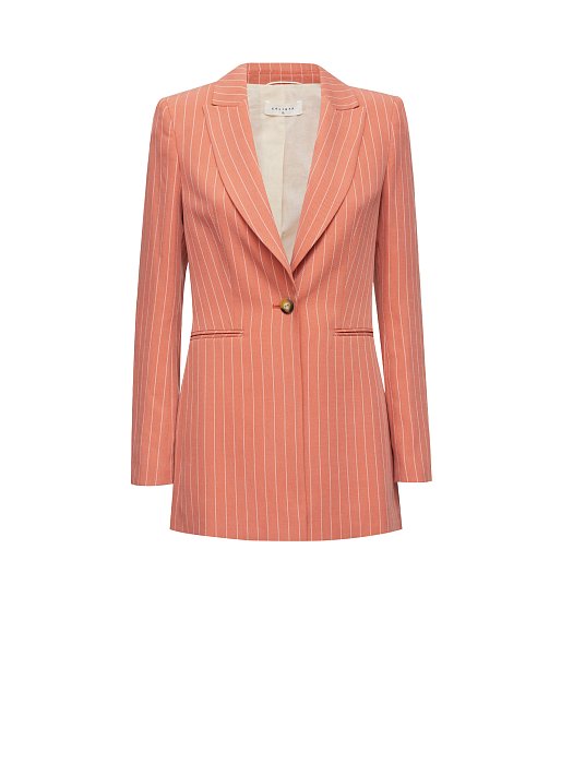 Удлиненный однобортный жакет: фото №5