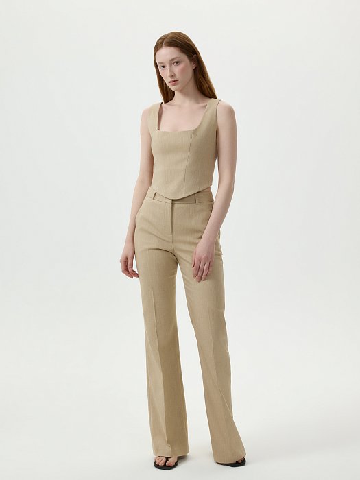 Укороченный топ с хлопком: фото №4