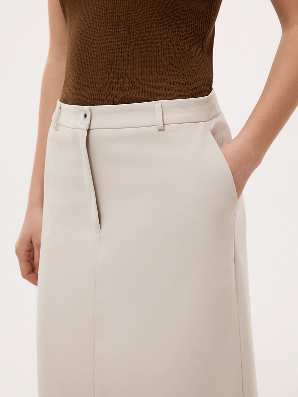 Юбка-макси с разрезами