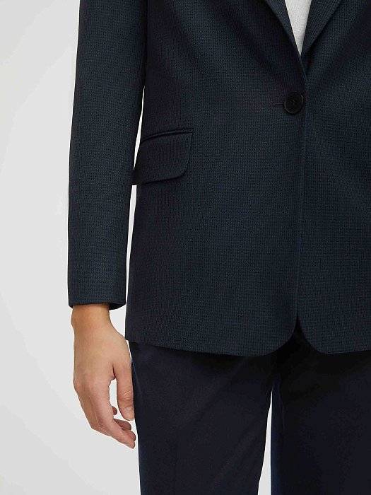 Удлиненный жакет с узором: фото №3