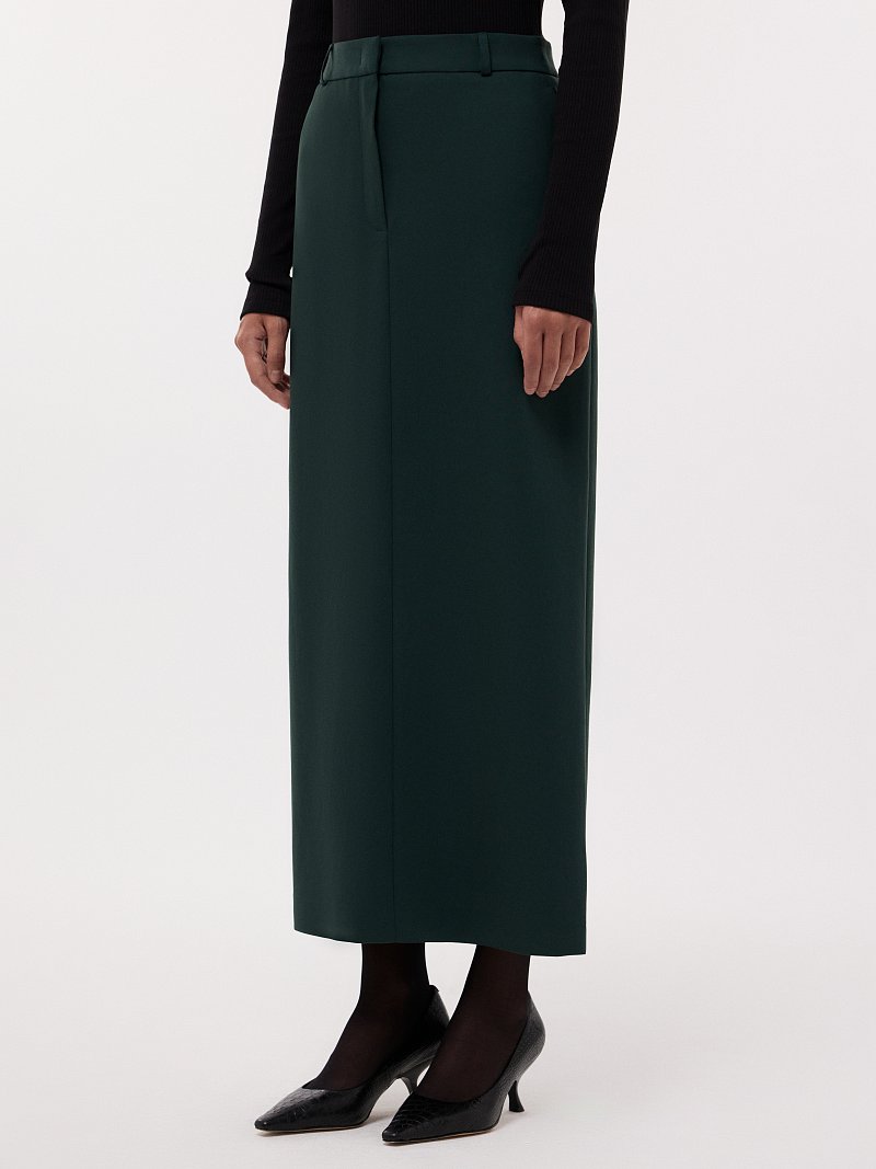 Юбка-макси прямого кроя