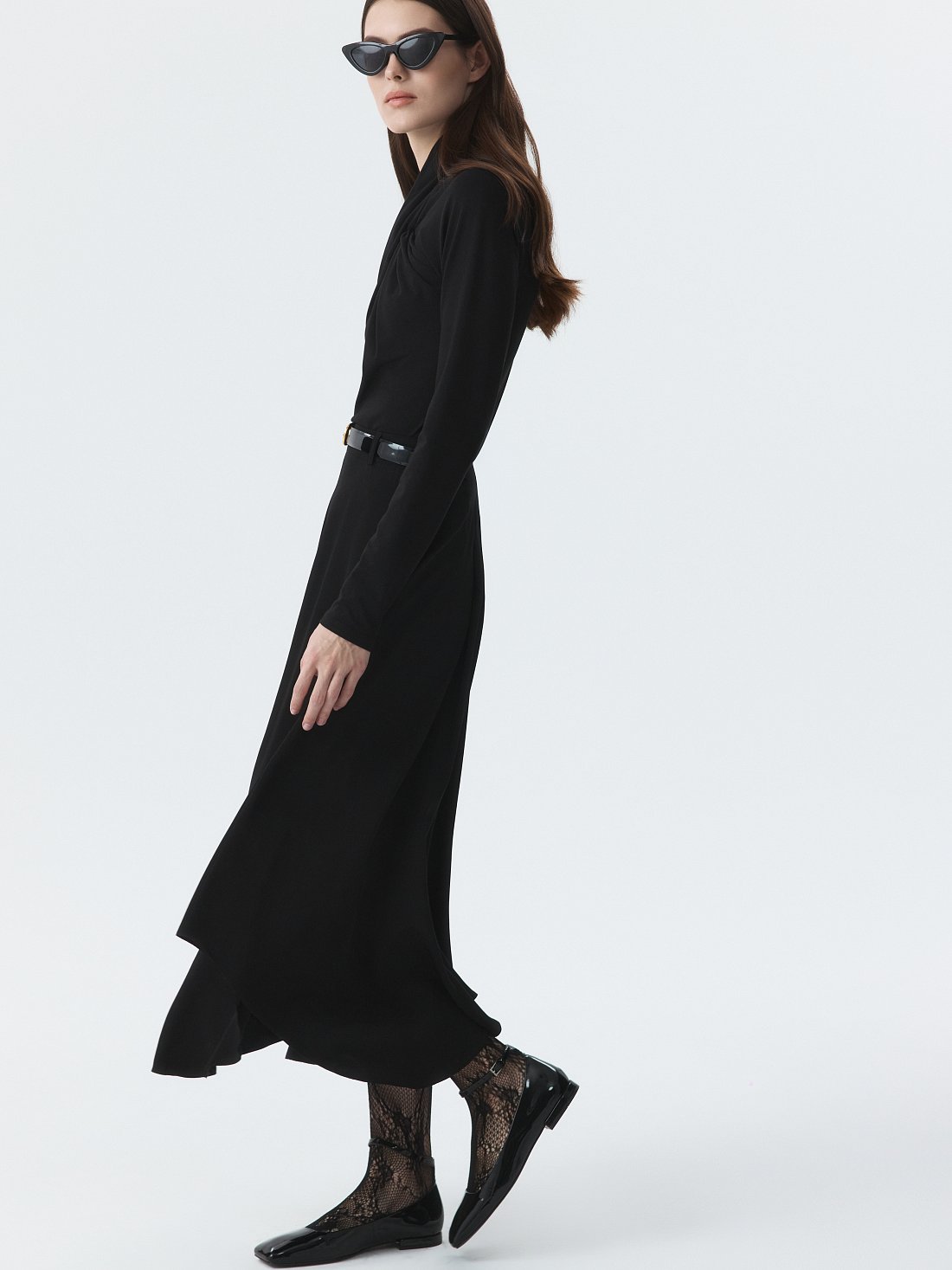 Расклешенная асимметричная юбка: фото №1