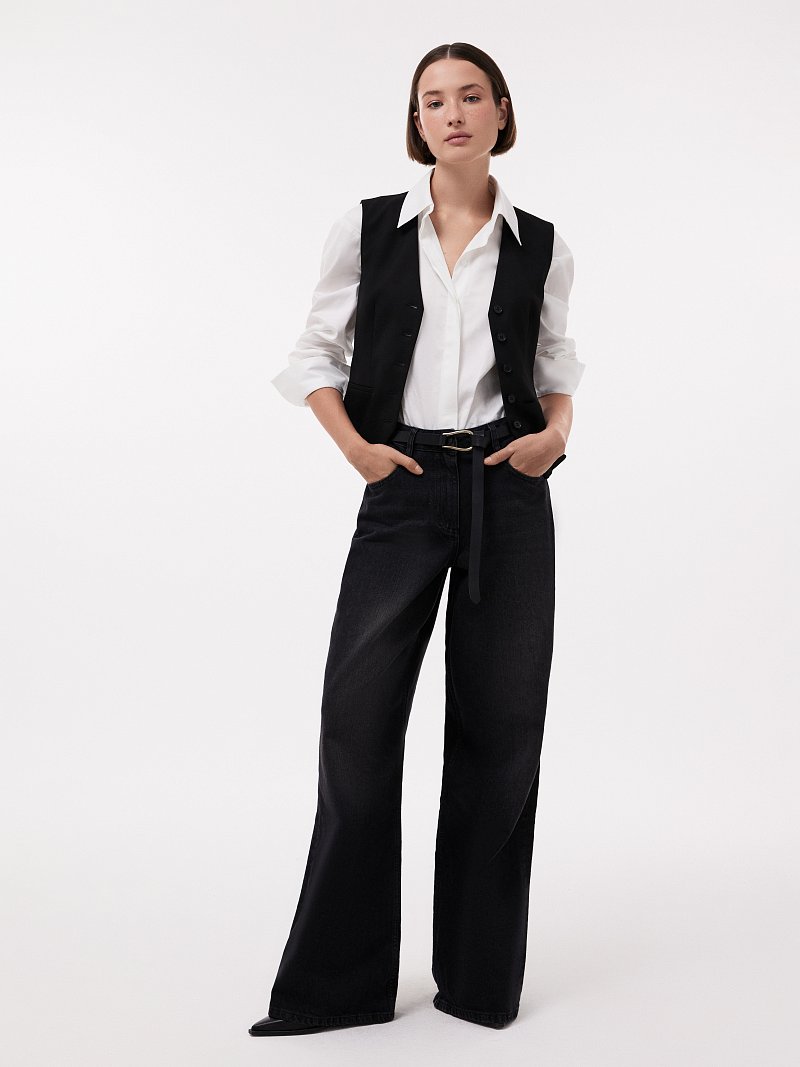 Джинсы широкого кроя