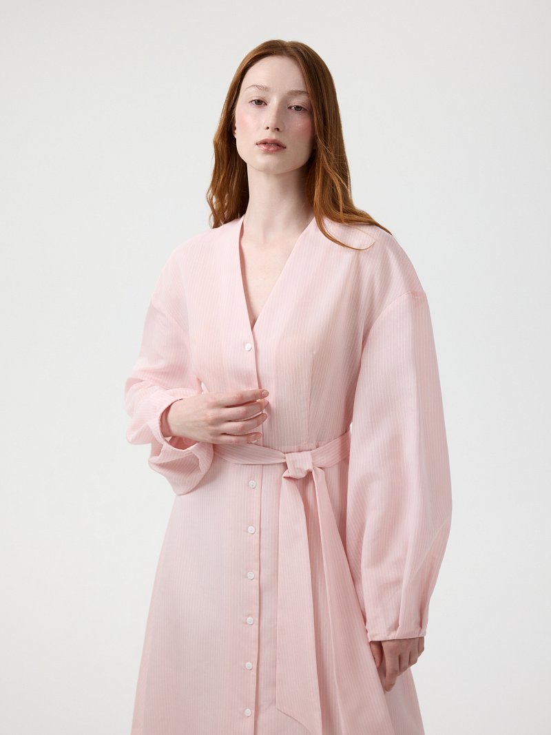 Расклешенное платье из вискозы