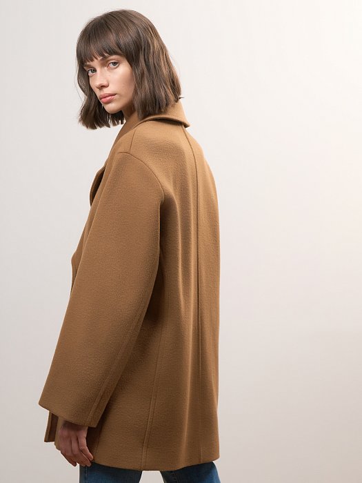 Пальто оверсайз шерстяное: фото №7