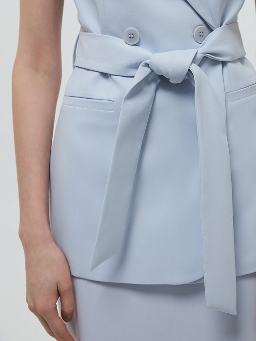 Жилет с поясом: фото №2