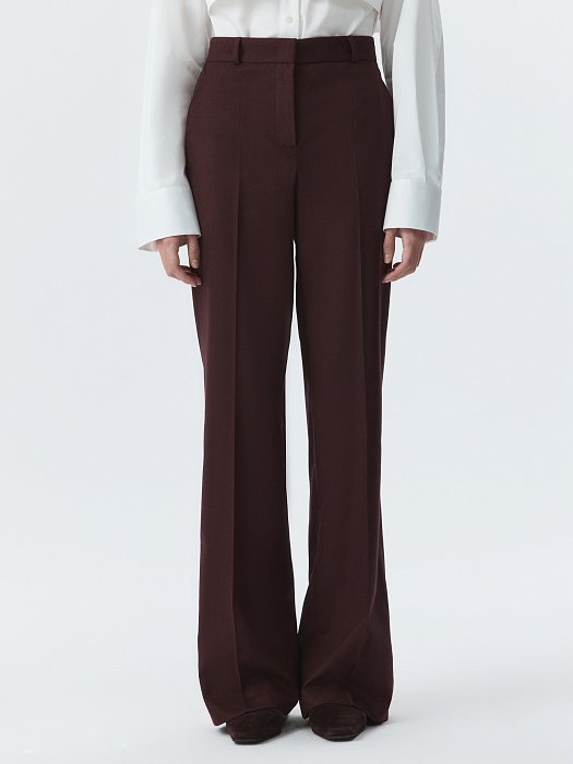 Расклешенные брюки из фланели: фото №3