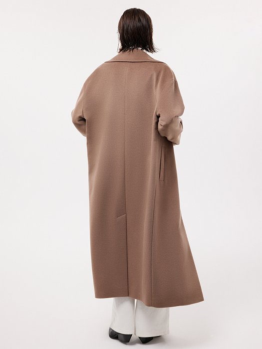 Пальто оверсайз с шерстью: фото №6