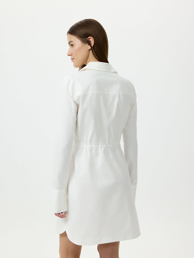Платье-рубашка из хлопка