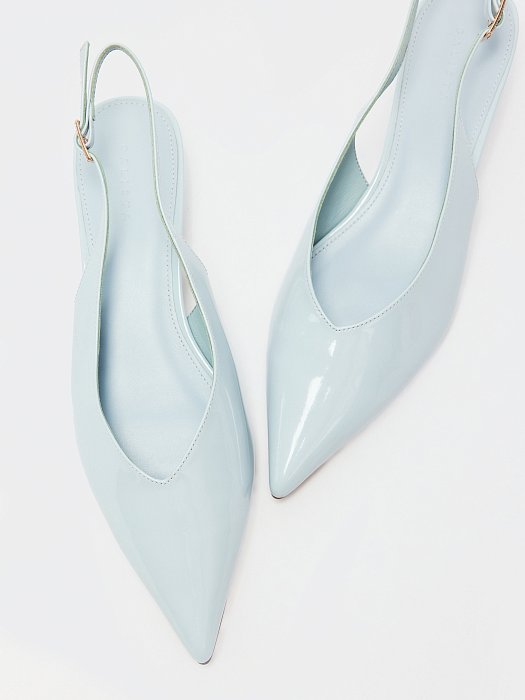 Лаковые туфли с открытой пяткой: фото №3