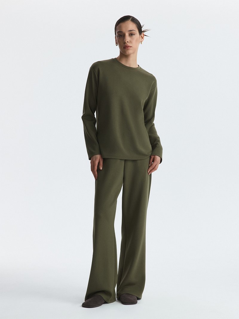 Лонгслив из лайкры