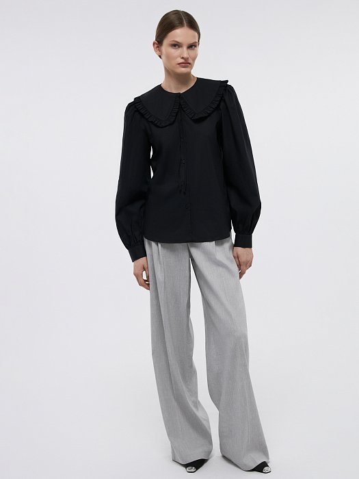 Блуза со съемным воротником: фото №2