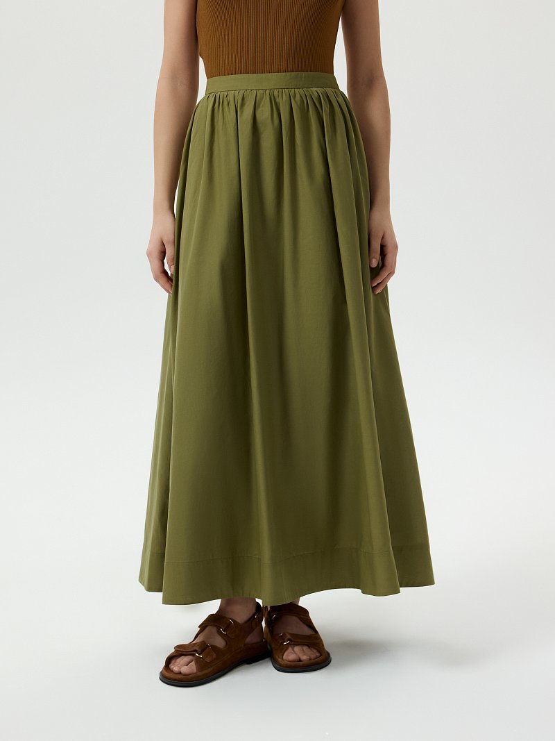 Юбка-макси из хлопка