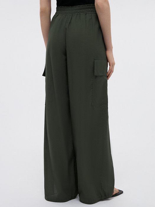 Брюки-карго из хлопка: фото №3