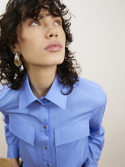 Укороченная рубашка: фото №5