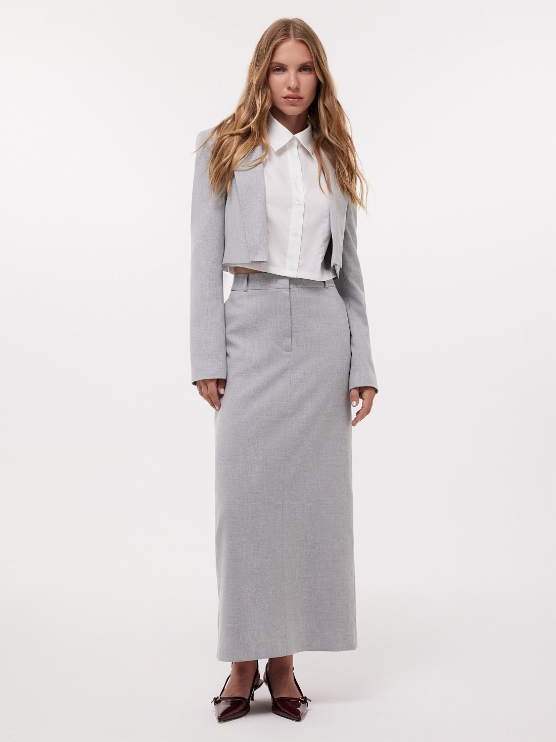 Юбка-макси прямого кроя: фото №1