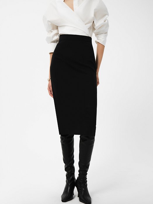 Прямая юбка-карандаш: фото №4