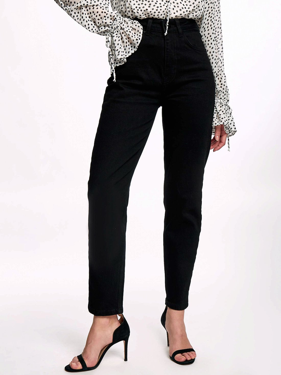 Укороченные джинсы: фото №1