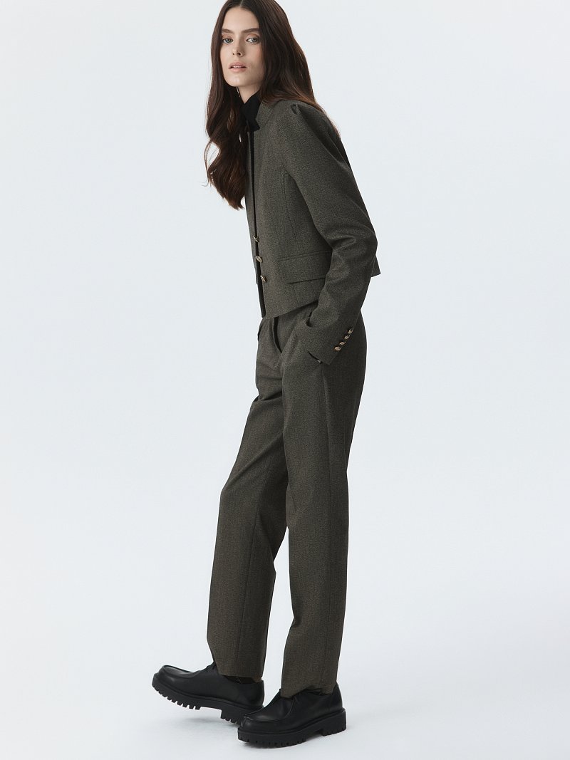 Классические зауженные брюки (Р158)