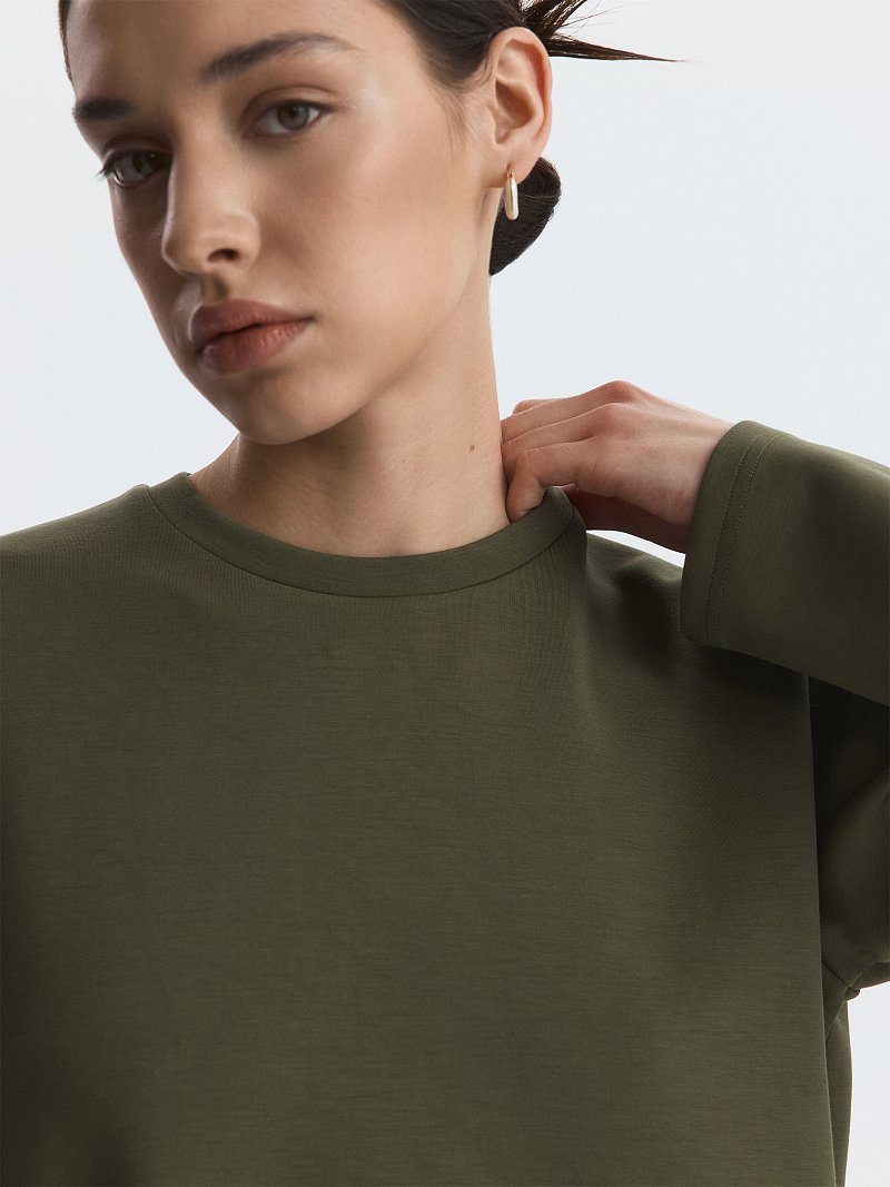 Лонгслив из лайкры