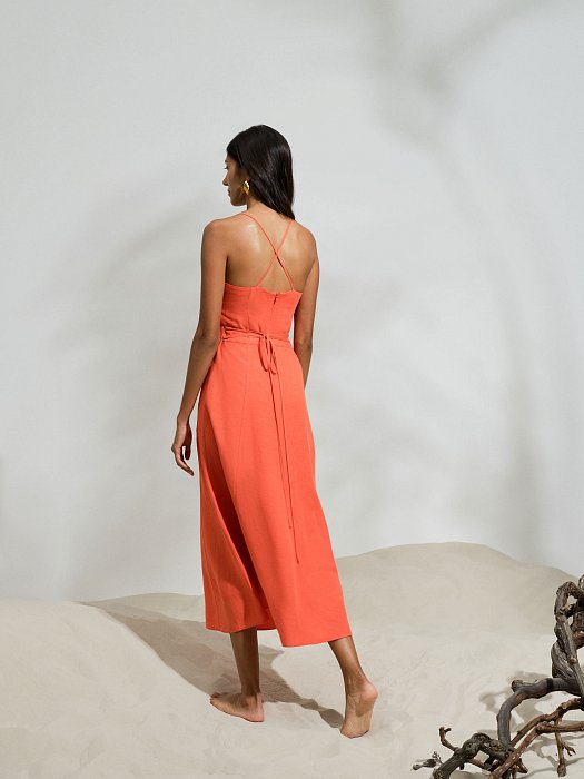 Сарафан на тонких бретелях: фото №6