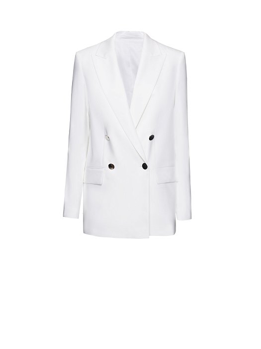 Двубортный прямой жакет: фото №5