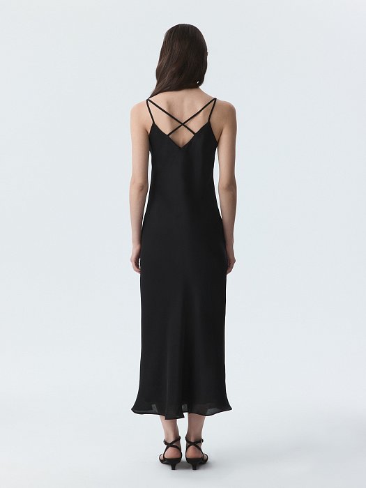 Платье-комбинация из искусственного шелка: фото №4