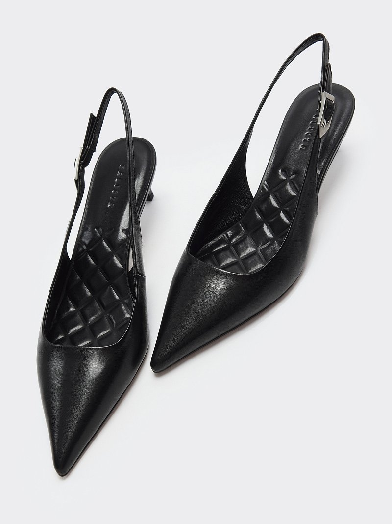 Туфли с открытой пяткой