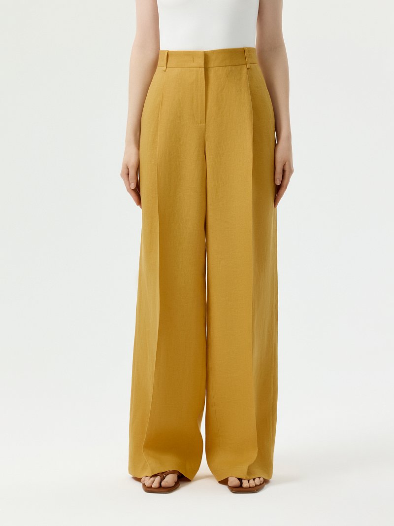 Брюки из 100% льна