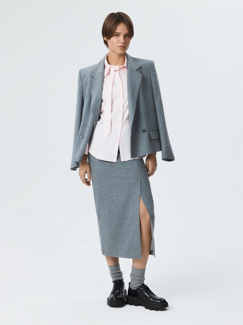 Рубашка со съемным галстуком