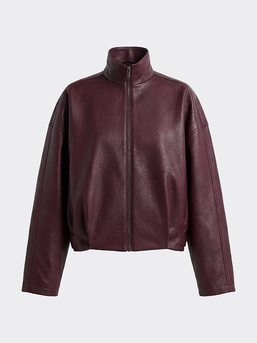 Куртка из экокожи на молнии: фото №8